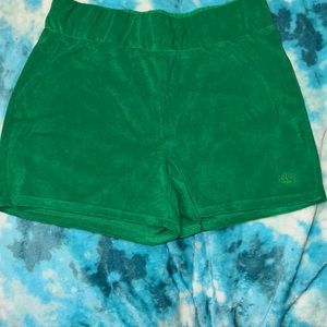Juicy By Juicy Couture Small Women’s High Rise Pull-On Short Green NWT
